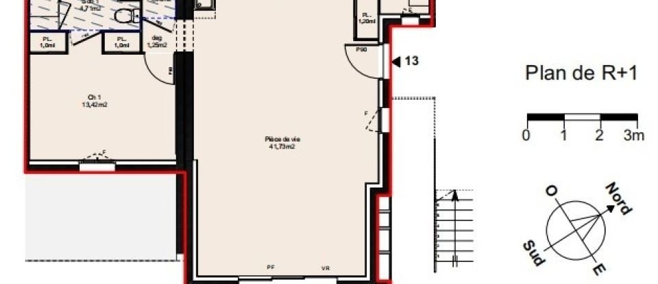 Appartement 4 pièces de 91 m² à Saint-Gilles (30800)