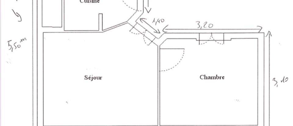 Apartment 2 rooms of 29 m² in Chaville (92370)