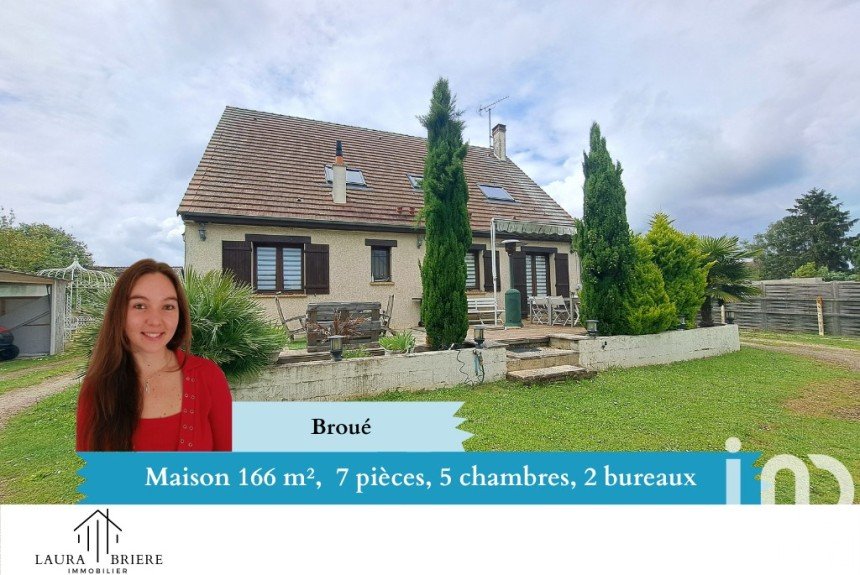 Traditional house 7 rooms of 166 m² in Broué (28410)