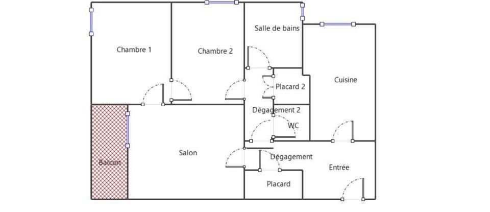 Appartement 3 pièces de 60 m² à Bagneux (92220)