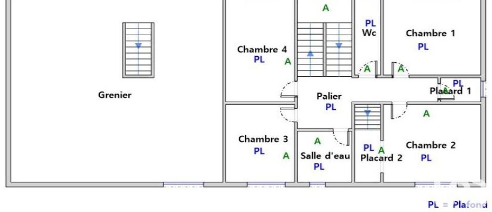 Maison 7 pièces de 175 m² à Les Grandes-Loges (51400)