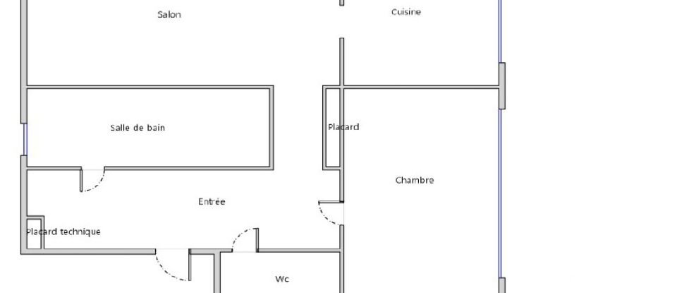 Appartement 2 pièces de 51 m² à - (83098)