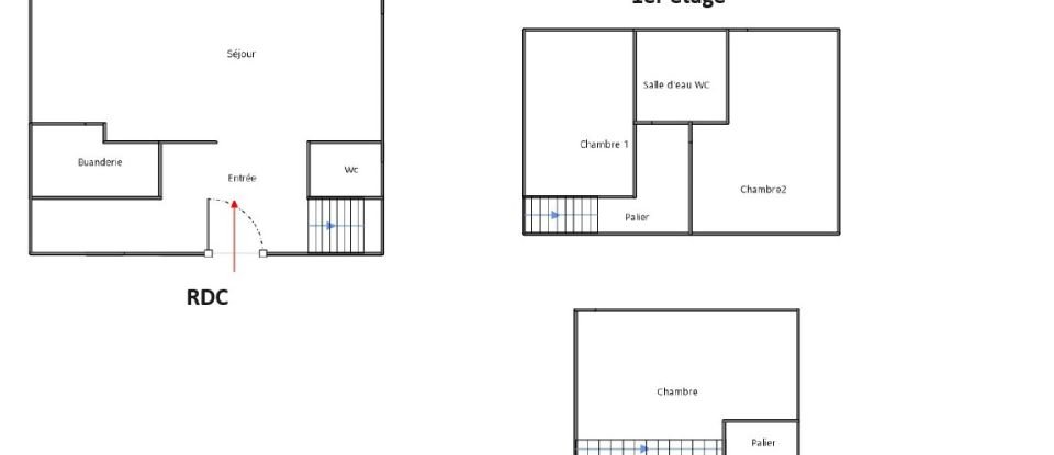 Town house 4 rooms of 98 m² in Montigny-le-Bretonneux (78180)