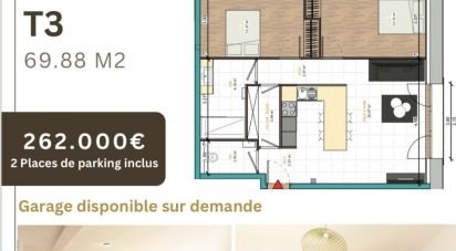 Apartment 5 rooms of 70 m² in Les Fins (25500)
