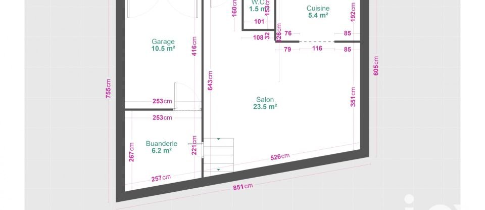 Town house 4 rooms of 115 m² in Colombes (92700)