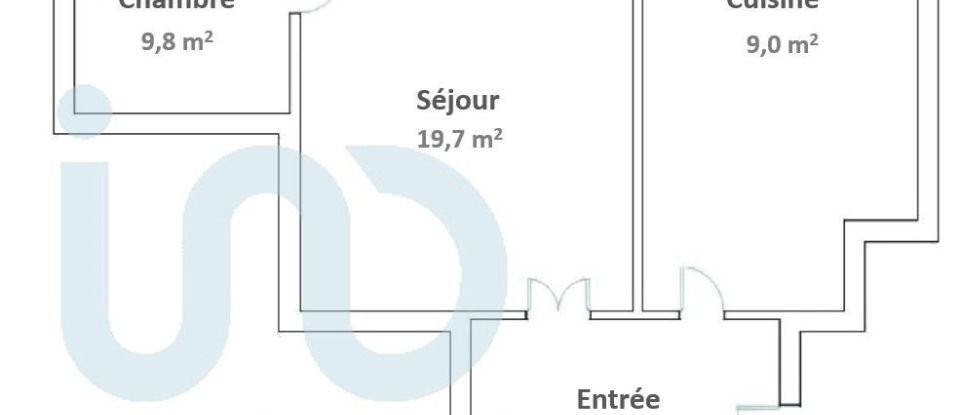 Apartment 2 rooms of 51 m² in Rambouillet (78120)