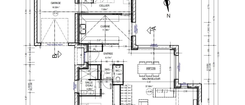 Maison traditionnelle 5 pièces de 132 m² à La Chevrolière (44118)