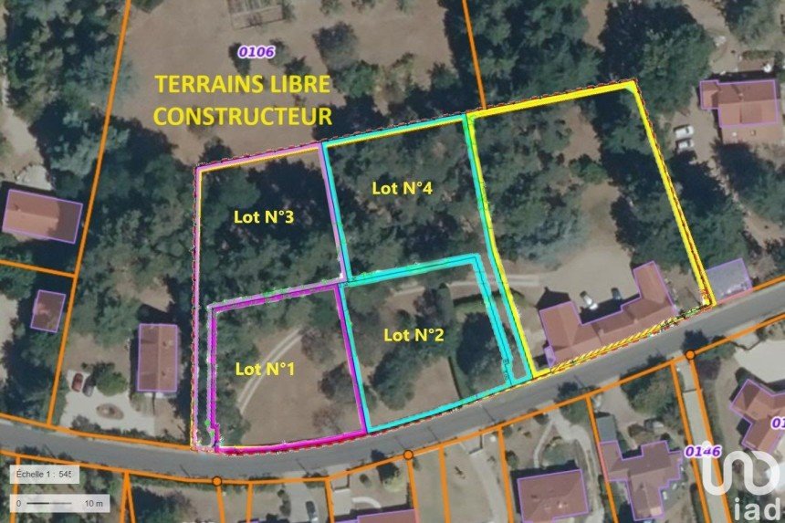 Land of 1,012 m² in Boigny-sur-Bionne (45760)