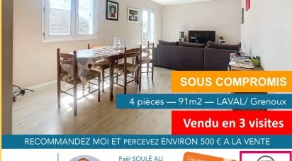 House 4 rooms of 92 m² in Laval (53000)