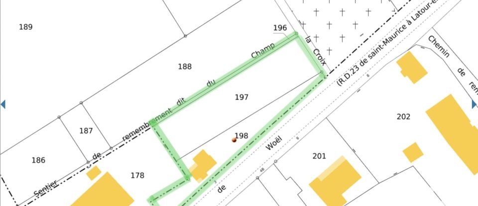 Terrain de 1 698 m² à Saint-Maurice-sous-les-Côtes (55210)