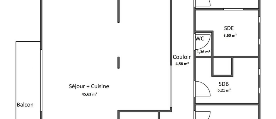 Apartment 5 rooms of 109 m² in Toulouse (31500)