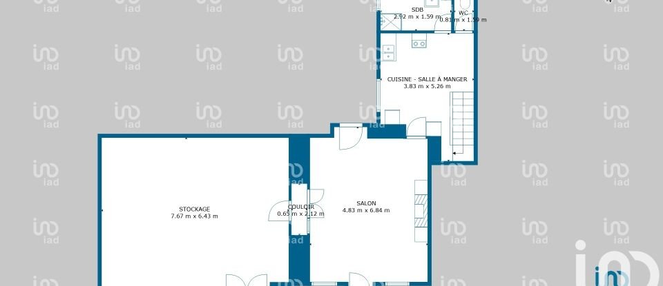 Maison 3 pièces de 76 m² à Arbourse (58350)