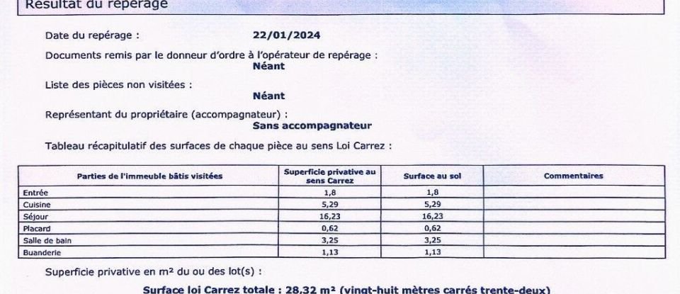 Appartement 1 pièce de 29 m² à Montigny-lès-Metz (57950)