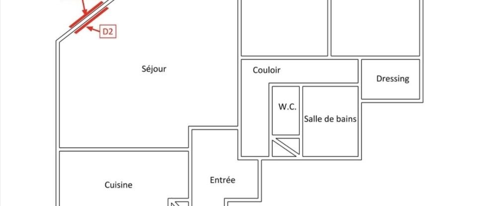 Appartement 3 pièces de 67 m² à Créteil (94000)