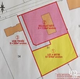 Land of 1,190 m² in Haute-Goulaine (44115)