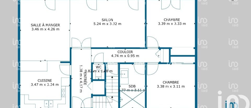 House 7 rooms of 161 m² in Saint-Père (58200)