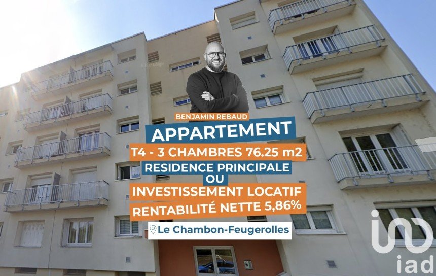 Apartment 4 rooms of 76 m² in Le Chambon-Feugerolles (42500)