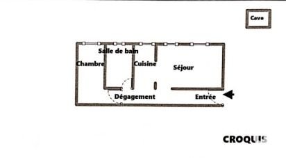 Appartement 2 pièces de 38 m² à Le Bourget (93350)