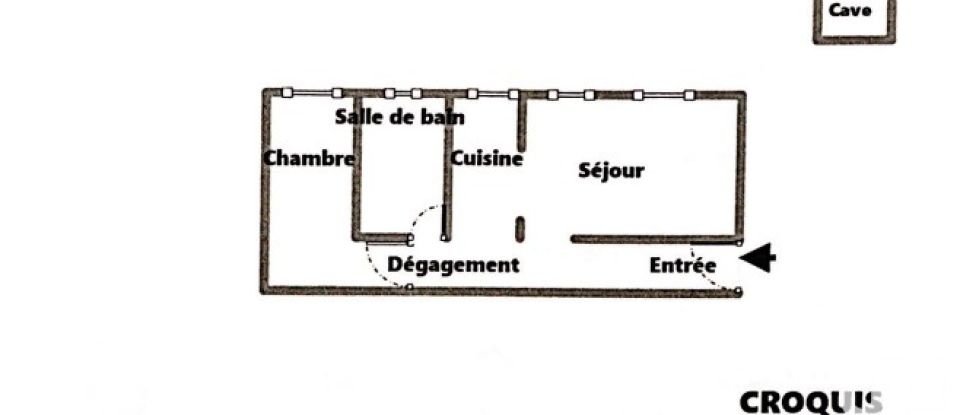 Apartment 2 rooms of 38 m² in Le Bourget (93350)