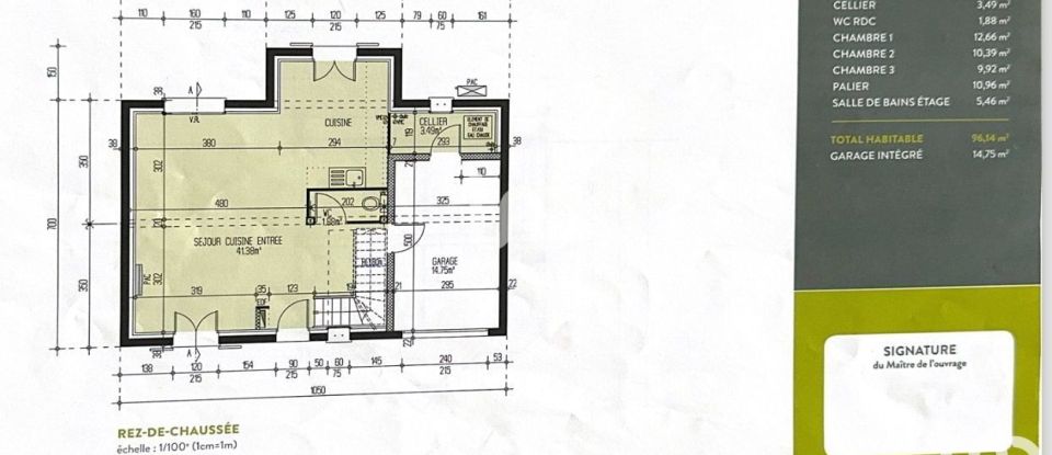 Maison 4 pièces de 96 m² à Courpalay (77540)