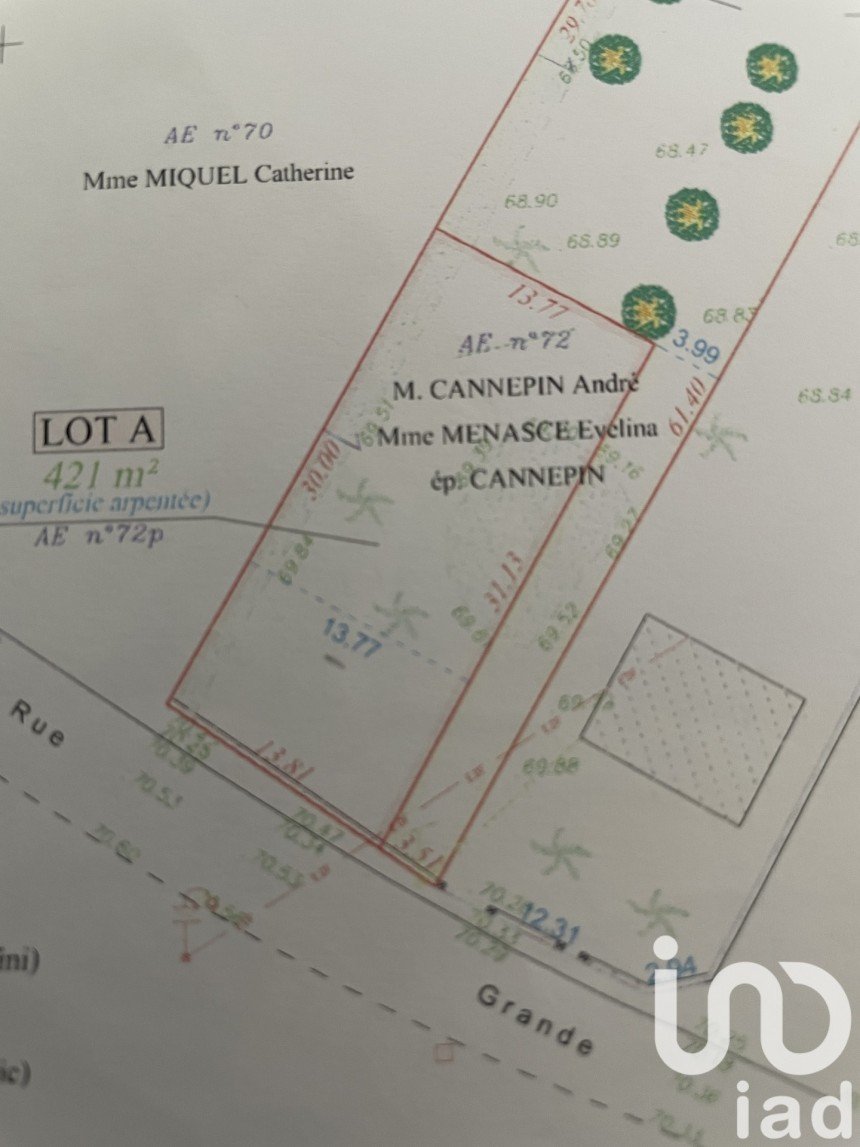 Terrain de 421 m² à Noisy-sur-École (77123)