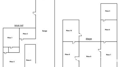 Town house 10 rooms of 135 m² in Lillers (62190)