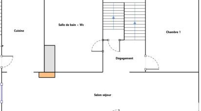 Maison de village 7 pièces de 120 m² à Longuenée-en-Anjou (49770)