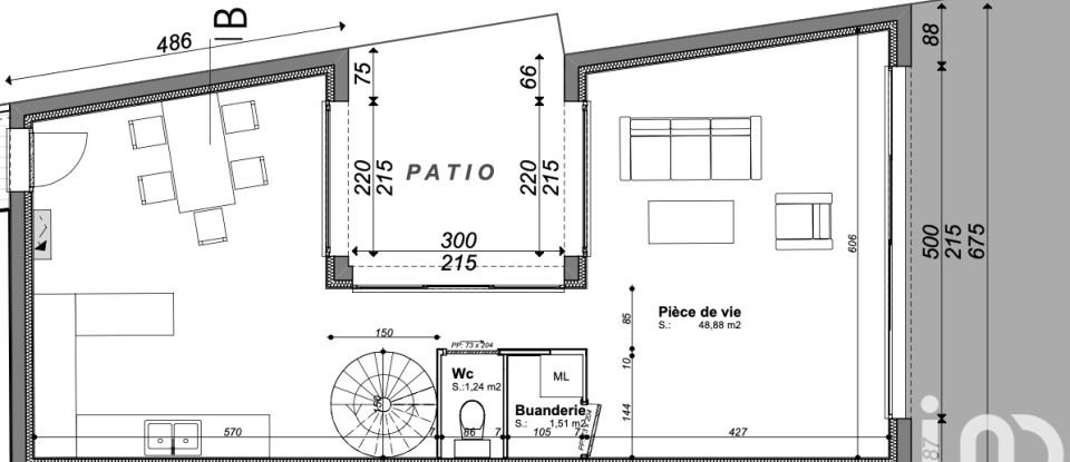 House 4 rooms of 104 m² in Toulouse (31200)