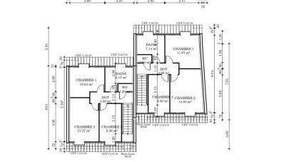 Maison de village 3 pièces de 100 m² à Bisten-en-Lorraine (57220)