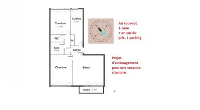 Appartement 3 pièces de 74 m² à Neuilly-sur-Seine (92200)