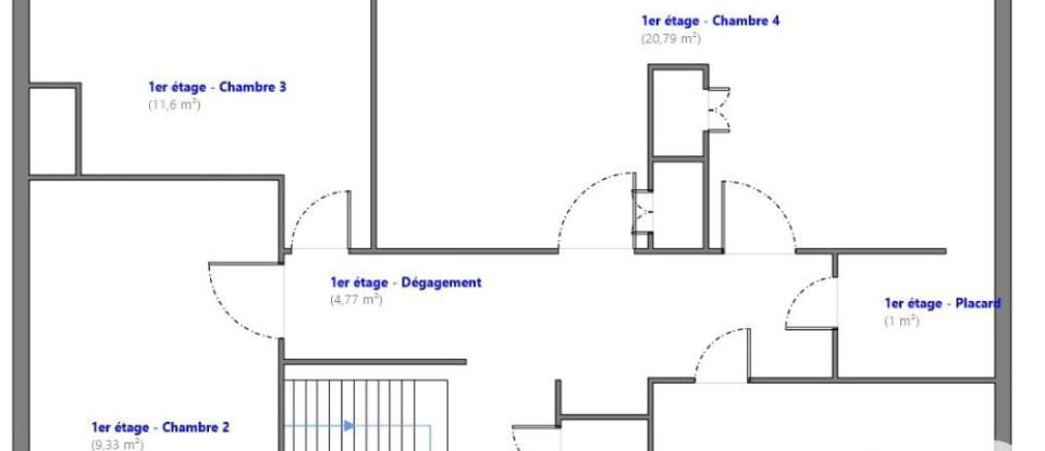 Maison traditionnelle 6 pièces de 112 m² à Lussac-les-Châteaux (86320)