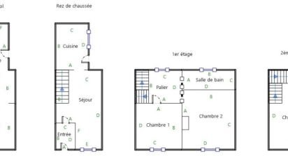 House 4 rooms of 79 m² in Châlons-en-Champagne (51000)