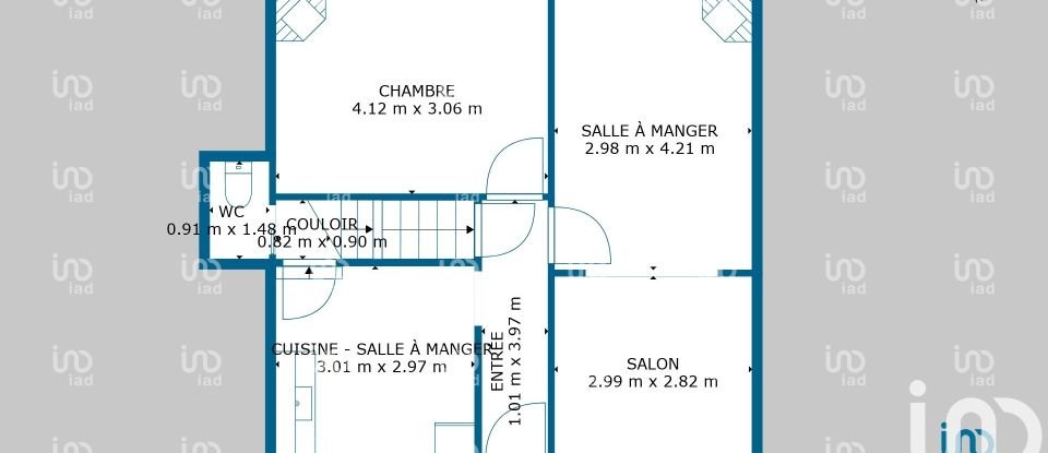 Maison traditionnelle 5 pièces de 72 m² à Antony (92160)