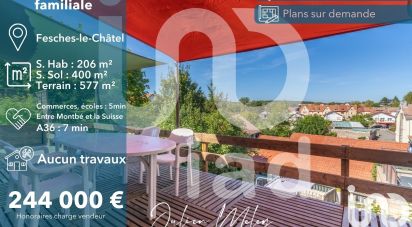 Maison 8 pièces de 210 m² à Fesches-le-Châtel (25490)