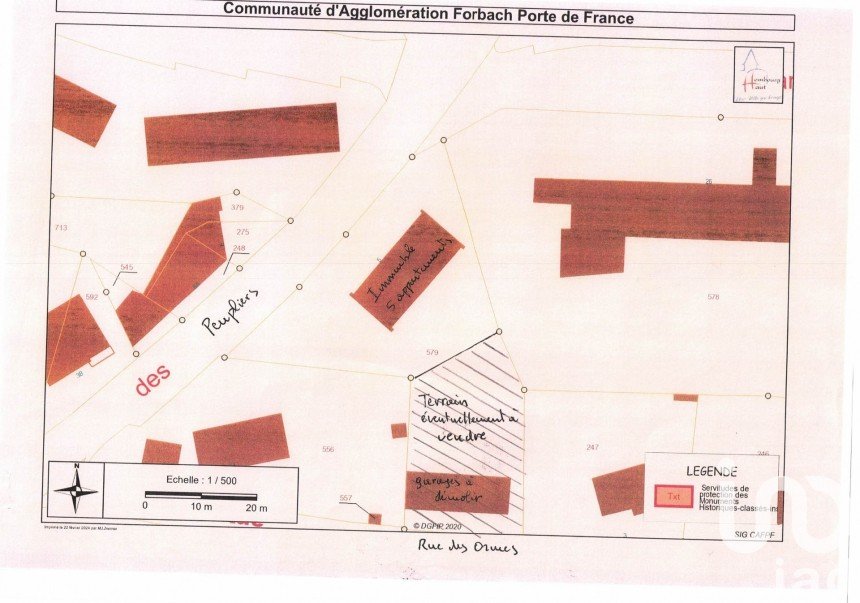 Terrain de 700 m² à Hombourg-Haut (57470)