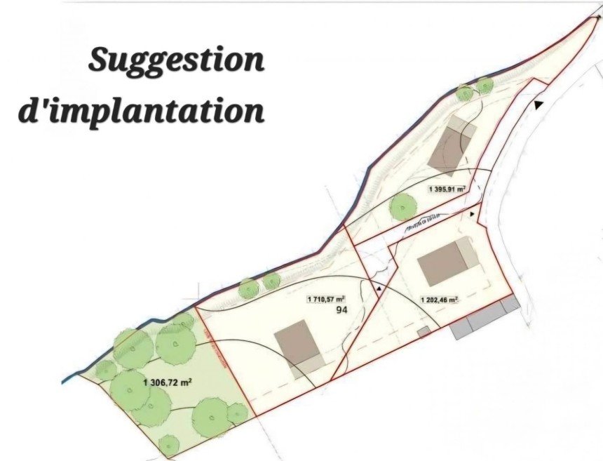 Terrain de 6 073 m² à Châteauneuf (42800)