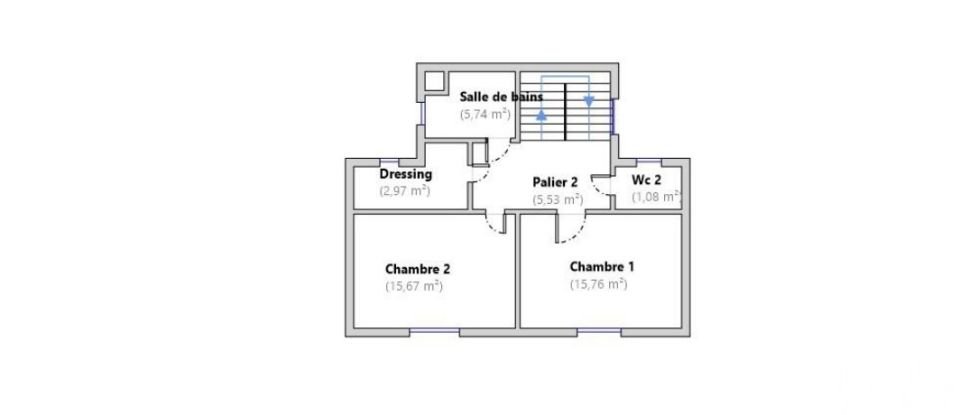 Town house 5 rooms of 139 m² in Tours (37100)