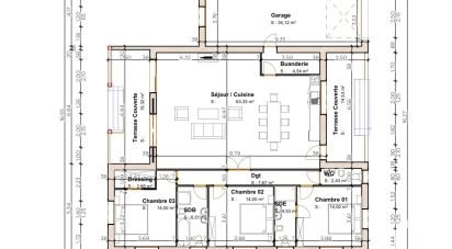 Terrain de 801 m² à Septfonds (82240)