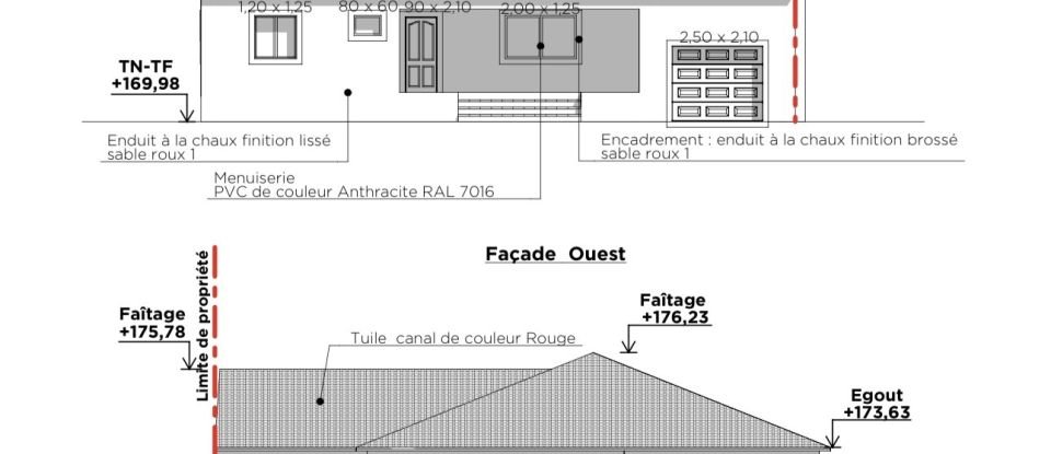 Terrain de 801 m² à Septfonds (82240)