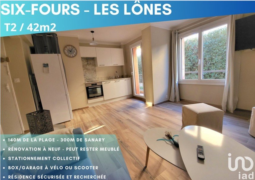 Apartment 2 rooms of 42 m² in Six-Fours-les-Plages (83140)