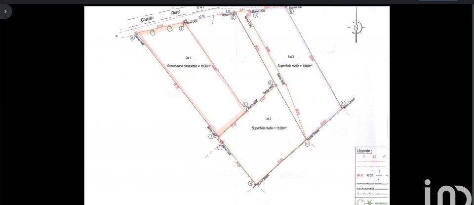 Terrain de 1 036 m² à Sainte-Geneviève-des-Bois (45230)