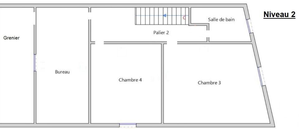 Maison de ville 6 pièces de 177 m² à Cosne-Cours-sur-Loire (58200)