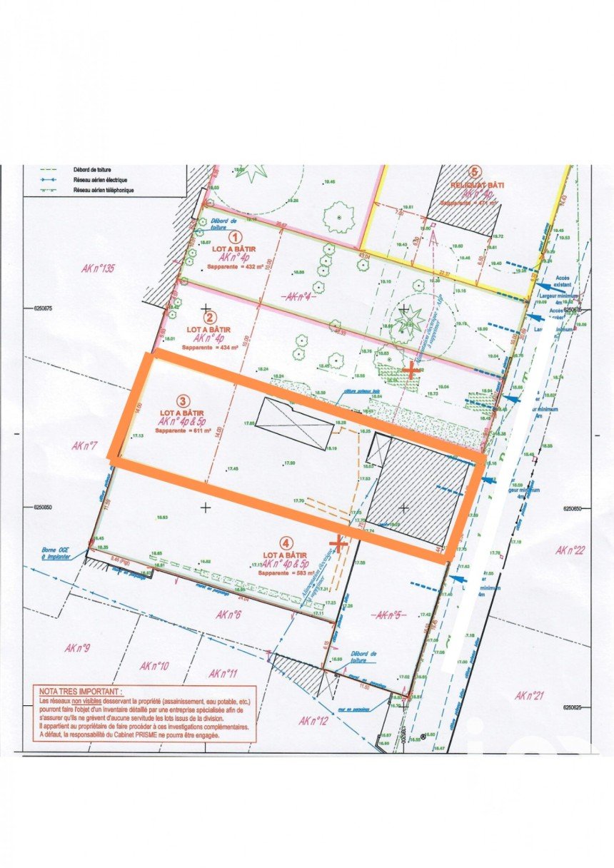 Land of 611 m² in Loireauxence (44370)