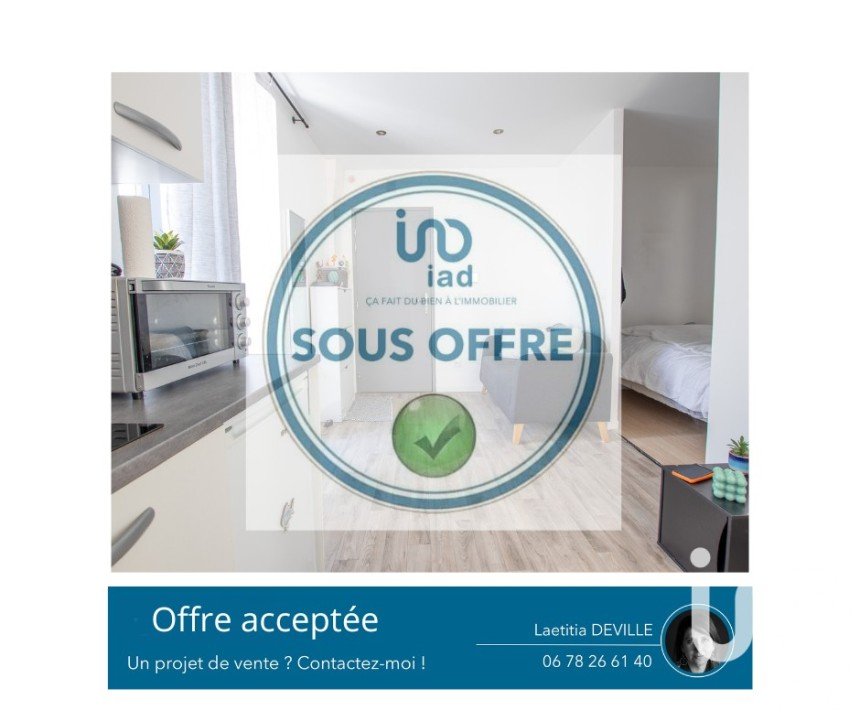 Appartement 1 pièce de 21 m² à Aix-les-Bains (73100)