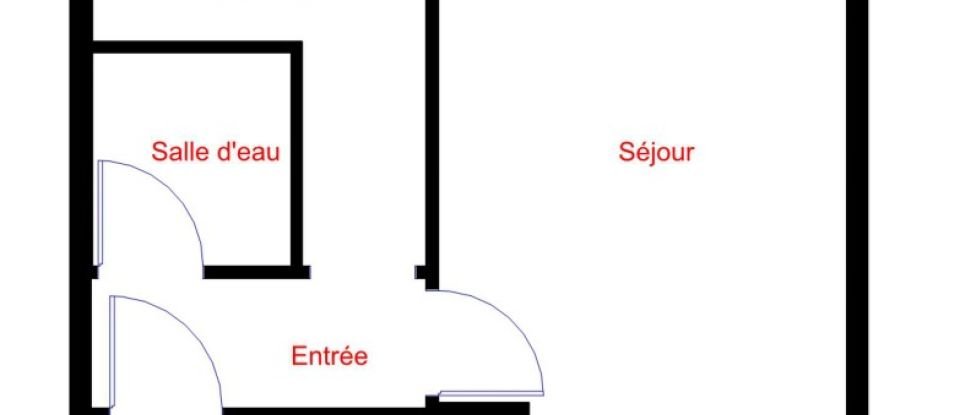 Studio 1 pièce de 22 m² à Courbevoie (92400)