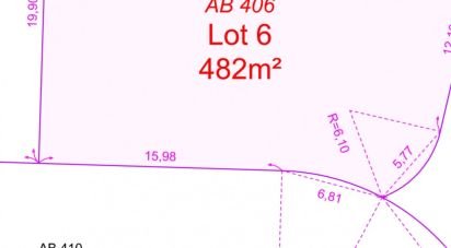 Land of 482 m² in Seilh (31840)