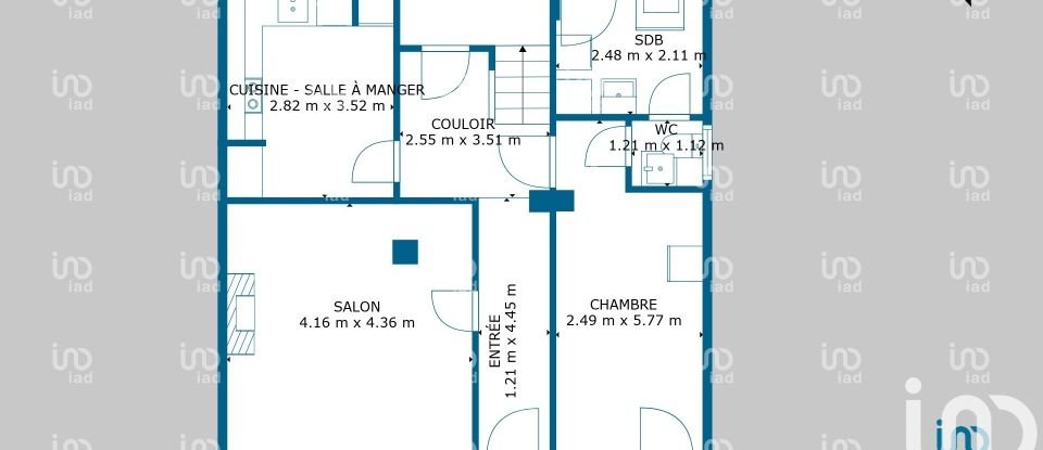 Maison 6 pièces de 120 m² à Berné (56240)