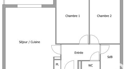 Appartement 3 pièces de 61 m² à Le Pin (77181)