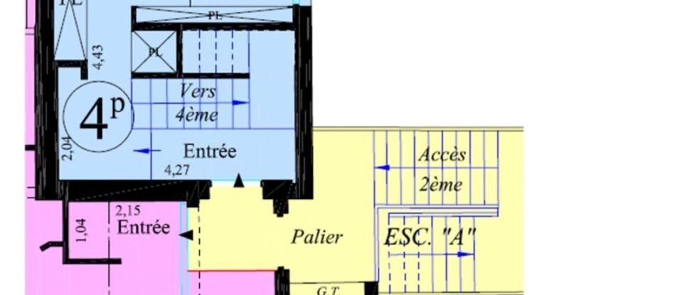 Triplex 5 rooms of 140 m² in Montreuil (93100)