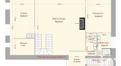 Maison 5 pièces de 160 m² à Saint-Gengoux-le-National (71460)